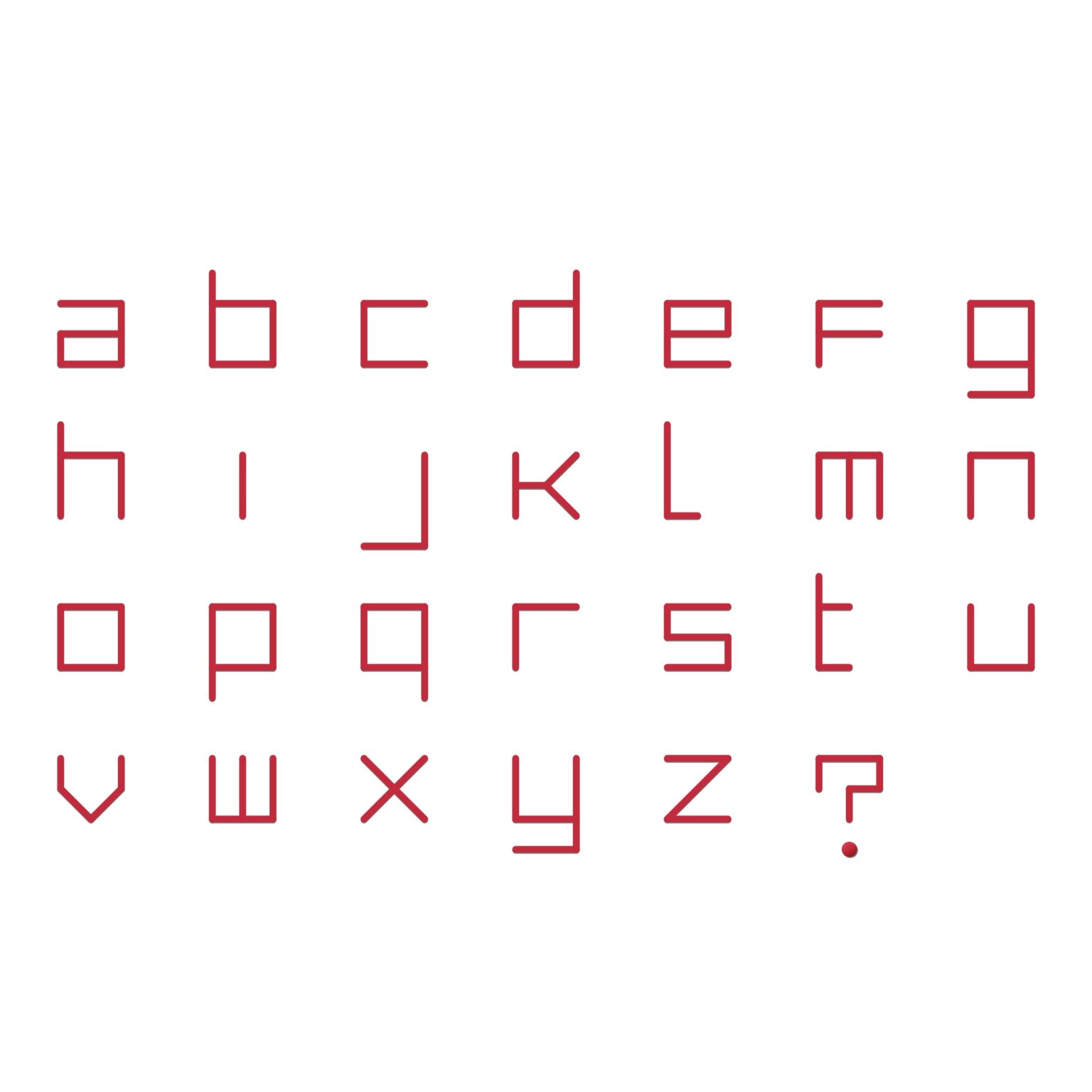 Alphabet lowercase square – Quick Wit Stitches